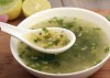 Coriander lemon soup