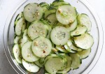 Green cucumber salad