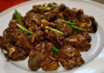 Mutton chilli fry