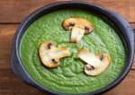 Palak mushroom soup recipe