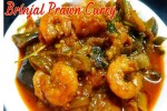 pachiroyyala vankaya curry|non veg recipe|prawns brinjal curry