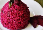 biryani with beetroot