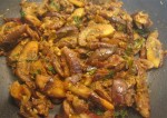 brinjal - methi curry