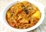 cabbage-aloo curry
