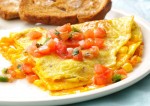 carrot sweet corn omelette