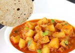 chapati aloo curry