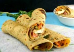 chapati veggie rolls