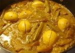 eggs with durm sticks curry 