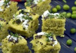 green peas dhokla