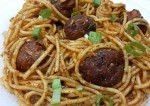 meat balls noodles