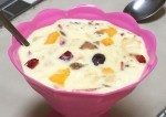 milk fruit salad