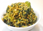 moongdal spinach curry