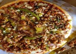 mutton keema pizza