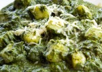 palak, aloo curry