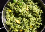 palak rice recipe