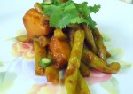 potato curry with green chilly