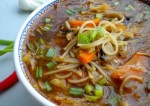 vegetables noodles soup recipe
