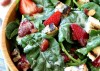 Almond strawberry apple salad