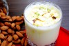 badam milk recipe making tips heart related diseases