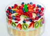 colorful mixed fruit fooding healthy dessert recipe