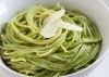 spaghetti with basil pesto